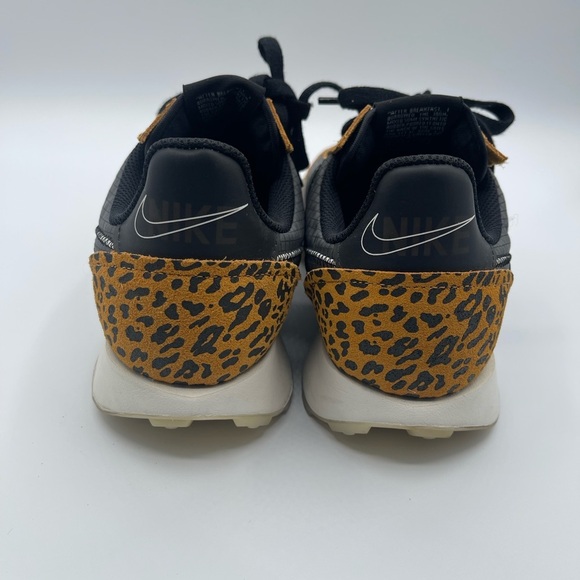 Nike Women's Waffle Racer 2X Leopard Black Sneakers Size US 10 Running Shoes Gym - Picture 6 of 8